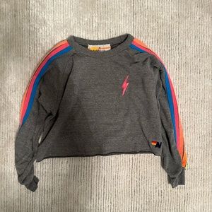 Grey Aviator Nation Sweater